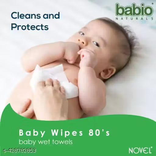 NOVEL Baby Wipes 80 Sheets/Pack of 2 With Lid (160 Wipes)