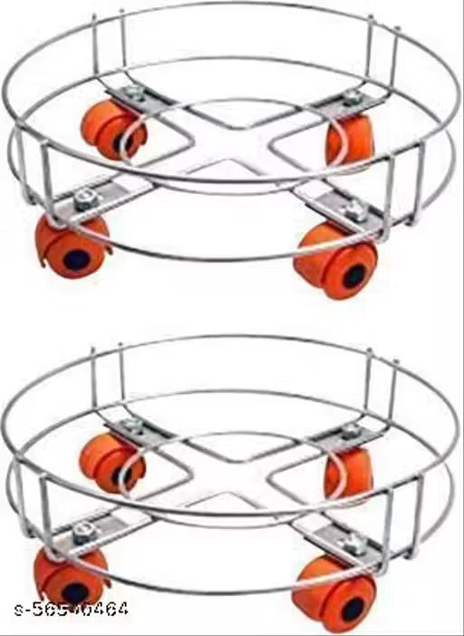 2 stainless steel trolley