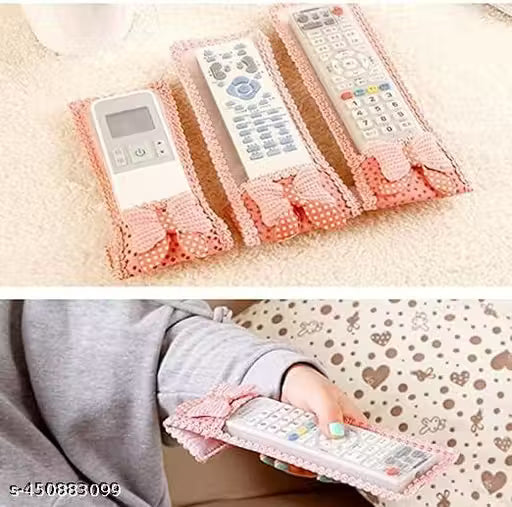 3 Sizes Bow knot TV Remote Control Case Condition Remote Control Cover
