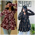 Bestsellers Trendy and Stylish Short Top and Kurtis Combo for Girls