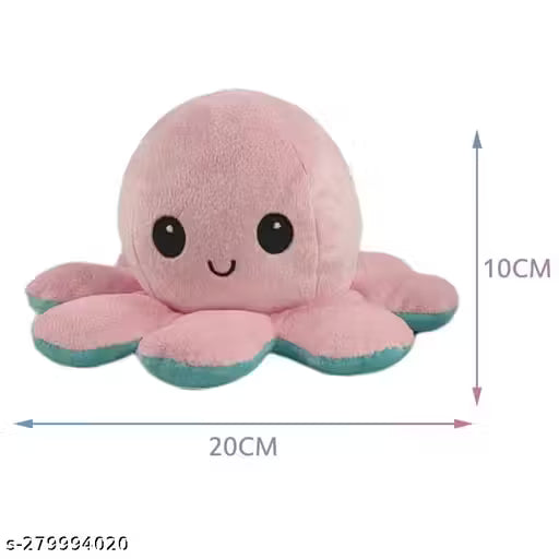 Cute Super Soft Octopus Teddy Toy - 18 cm (multi color)