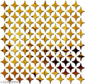 100 Four Point Star Golden (Each Star and Butterfliy Size 5 cm) Mirror Stickers for Wall, 3D Mirror Wall Stickers, Acrylic Wall Stickers, Wall Stickers for Hall Room, Home & Offices.