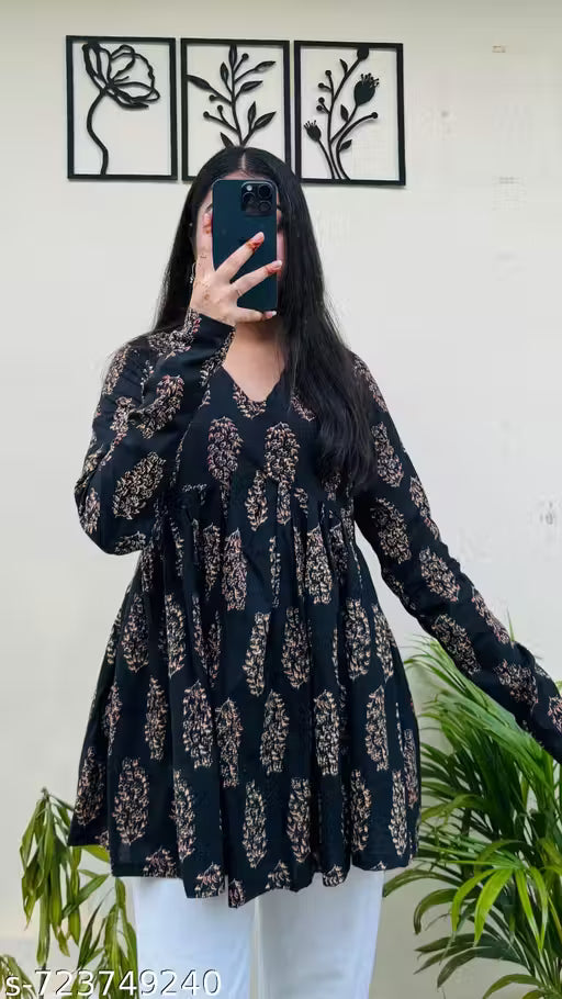 Bestsellers Trendy and Stylish Short Top and Kurtis Combo for Girls