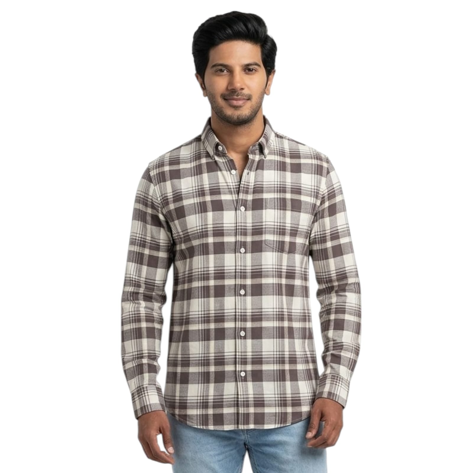 Shopia Timber & Ash | Classic Multi-Tonal Plaid Cotton Flannel Shirt
