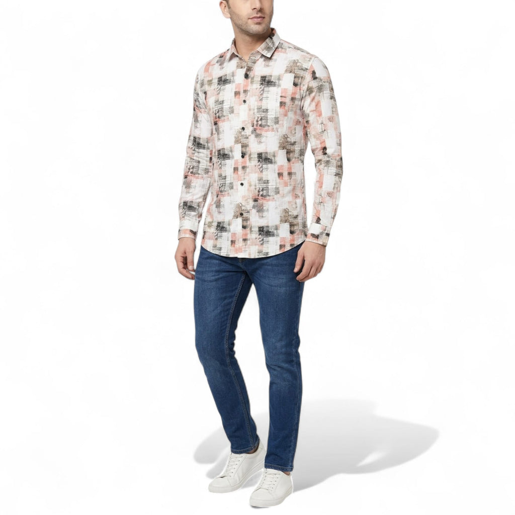 Men's Classic Sensational Shirt | Cotton Blend Solid Casual Shirt for Men