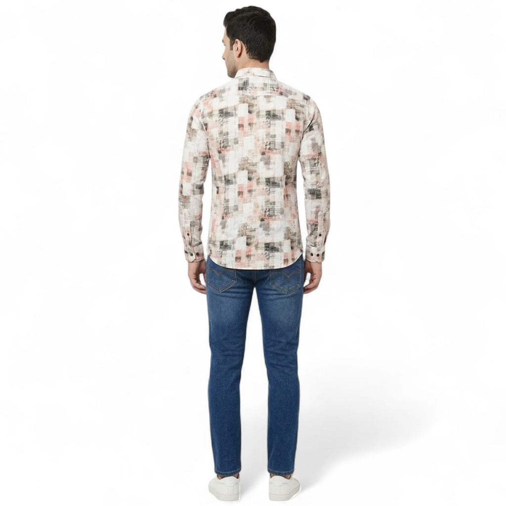 Men's Classic Sensational Shirt | Cotton Blend Solid Casual Shirt for Men