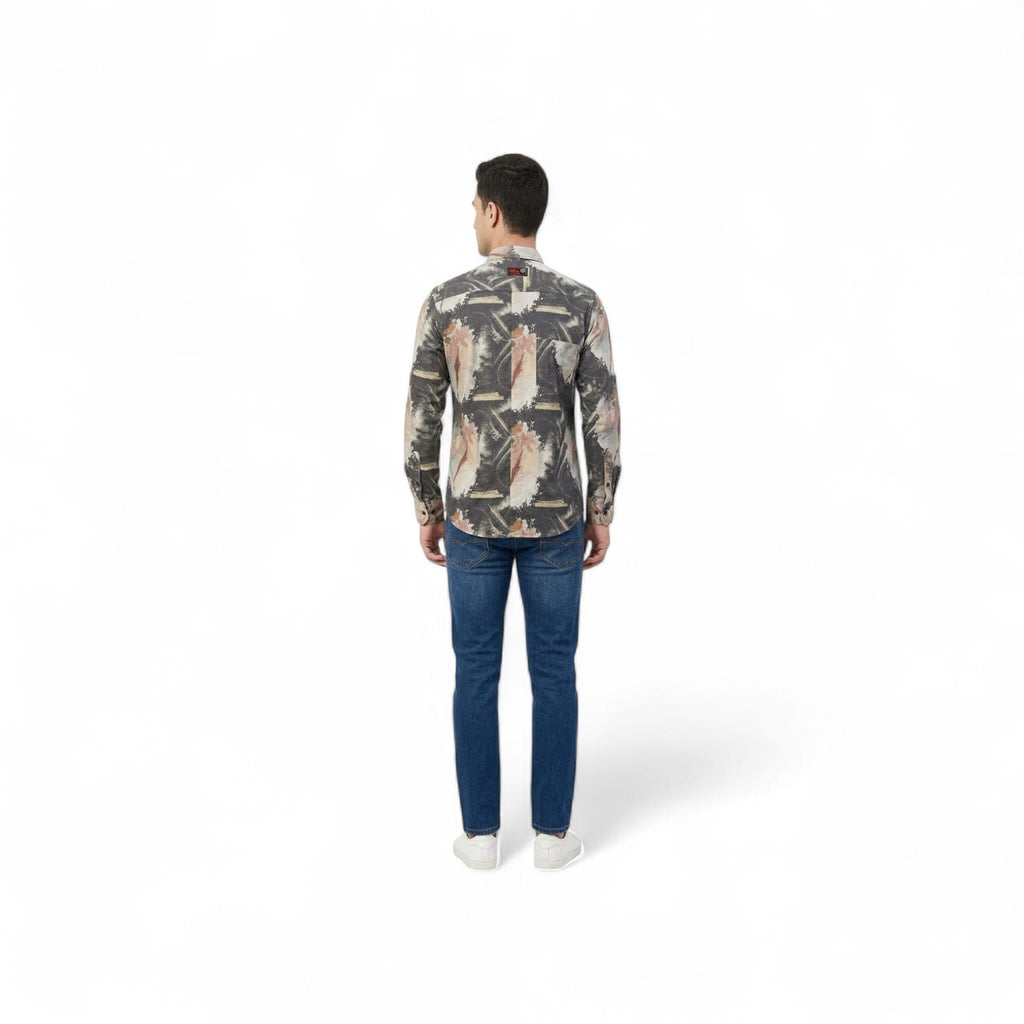Shopia Kia Bogdan Multi Abstract Rayon Shirt for Men