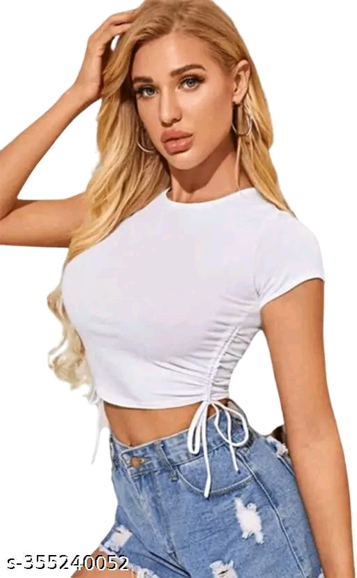 Stylish Fashionable Women Tops & Tunics Fabric: Cotton Blend