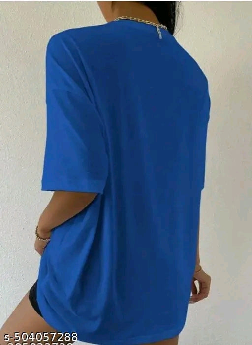 Trendy sensational Classical Designed Oversized T-shirt For Women's & Girls, Casual & Partywear Ocassion