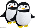 Pack of 2 Penguin Remote Holder Wall Toothbrush, Cellphone, Penguin Storage Box, Adhesive Wall Shelf Wall Nightstand | Toothbrush Holder | No Drilling for Holder Wall Toothbrush