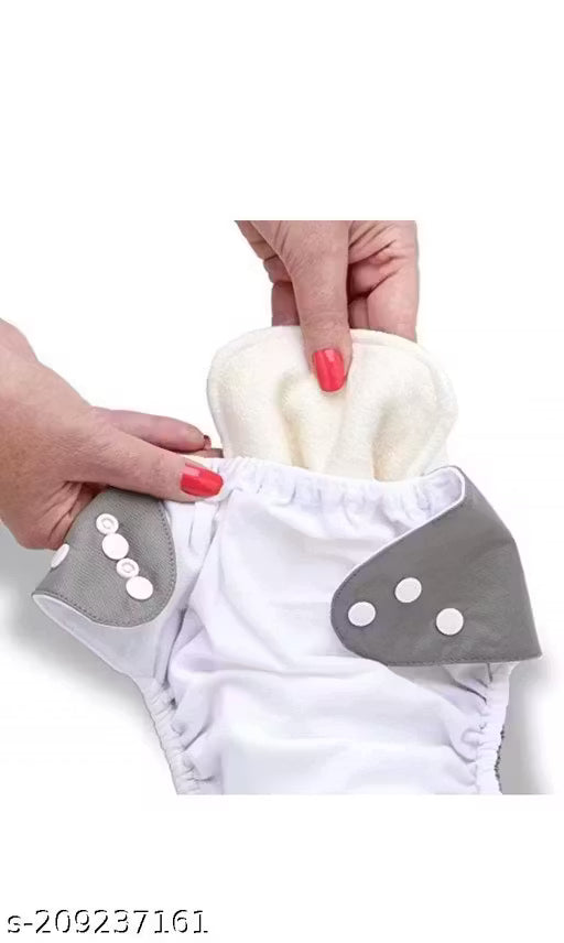 Kogar 100% Organic Cloth Button Diaper Reuse Nappy O-24M OPSA89