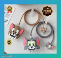 Cartoon Soft Charger Case for iPhone 18W & 20W | Cute Adapter Cover + Cable Protector | Silicone Charger Cover Set (Pack of 2)