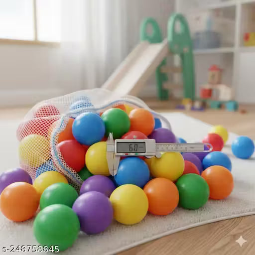 MINITOES Baby 24Pcs 4CM Premium Multicolour Balls for Kids