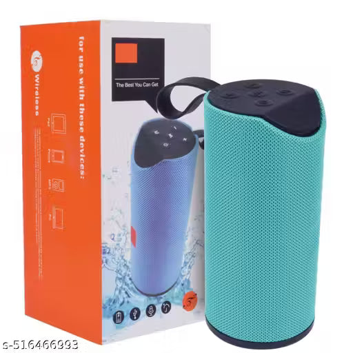 TG-113 High Bass 10W Bluetooth Speaker Thunder Sound Portable AUX , USB , SD Card,3hour battery backup, (Random Assorted), pack of 1