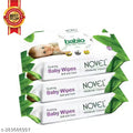 NOVEL Baby Wipes 72 Sheets/Pack of 3 (216 Wipes)