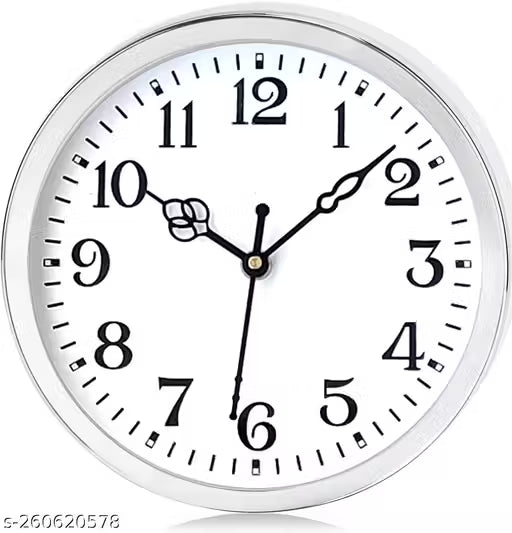 IRU Creation Anolg premium wall office clock 21 cm X 21 cm Wall Clock (with Glass)