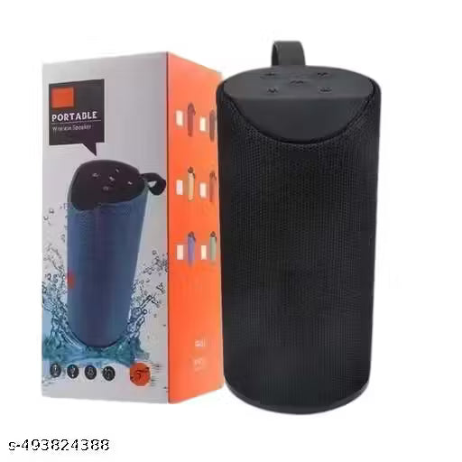 DJ-113 Bluetooth Portable Stereo Speaker with Rich Bass | Loud Sound | Built-in Mic for All Smartphone Device (Assorted Colour) Any one available colour will be dispatched