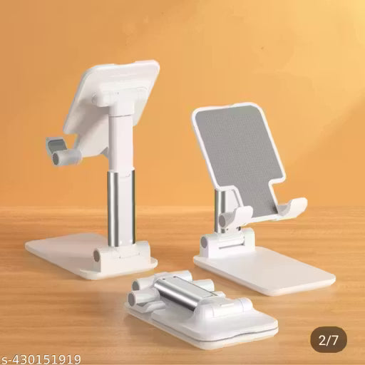 Mobile stand holder phone stand perfect for online study class bed Home Desktop Heavy duty Foldable All smartphone mobile holder multifunction working stand