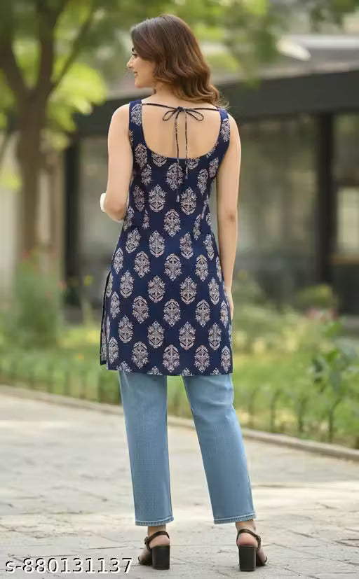 Daily wear kurti/casual top /kurti/fancy/stylish/collage wear/office wear/ethnic kurti