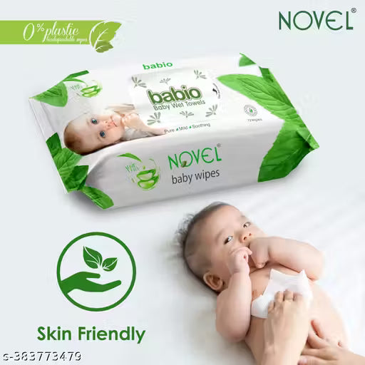 NOVEL Baby Wipes 72 Sheets/Pack of 6 (432 Wipes)