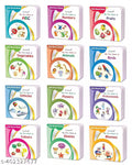 Board Book For Kids Early Learning Toys Children Baby board Books Set For 1 Year Old to 6 Year Old , Set of 6 Books - Alphabets, Numbers,Fruits,vegetables. Best Board Books For Toddlers.