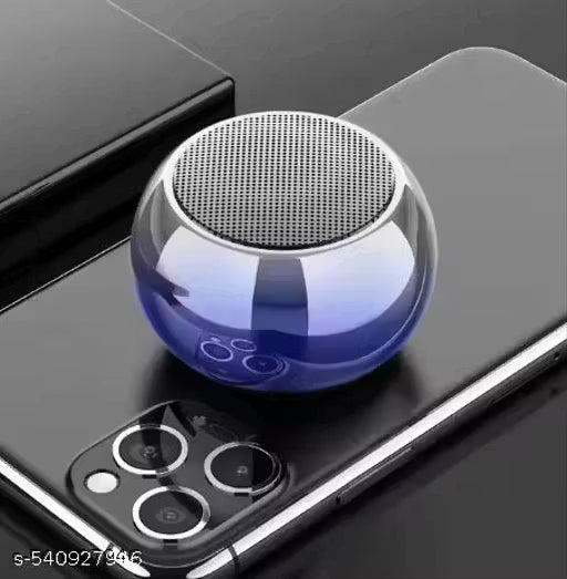 M4 Mini Bluetooth Speaker USB Charging 360 Surround Sound Effect Portable with Google, Alexa & Siri Assistant Smart Speaker (Multicolor Rainbow)@90