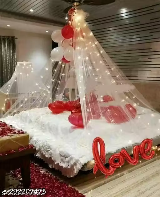 Romantic Decoration / Cabana / Canopy Decoration Set For Love, Husband, Wife, Boy Friend, Girl Friend