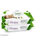NOVEL Baby Wipes 80 Sheets/Pack of 2 With Lid (160 Wipes)