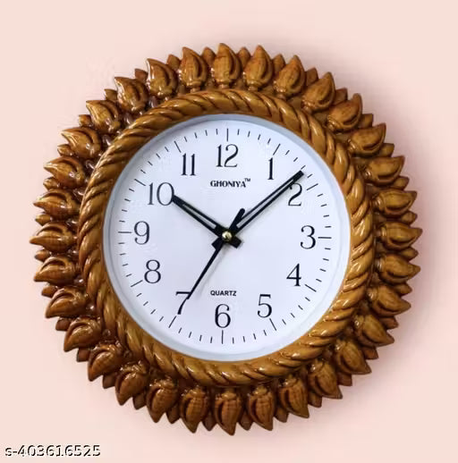 WALL CLOCK YELLOW SUNKH PREMIUM 10 INCH Wall Clocks