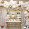 Happy Birthday Combo - 2pcs White Net Curtain