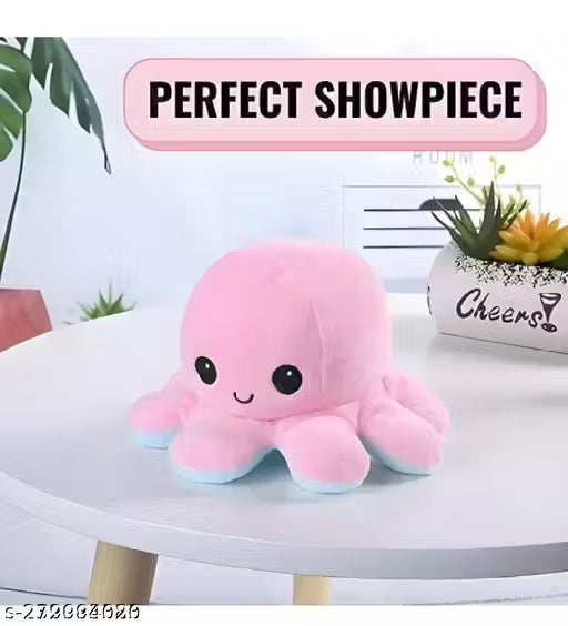 Cute Super Soft Octopus Teddy Toy - 18 cm (multi color)