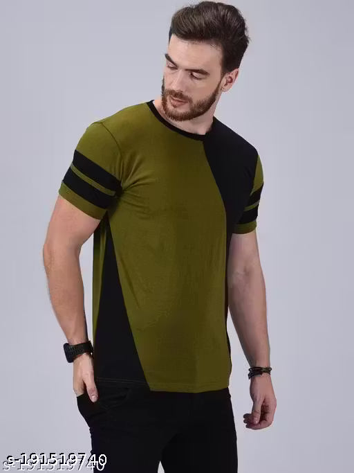 Reguler Fit Cotton Blend Tshirts For Casual Party Wear Tshirts