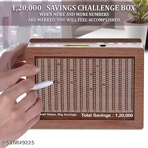 50000 to 120000 seving Money gulak medium quality Wooden Money Piggi Bank for Kids