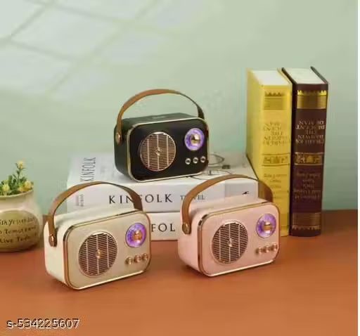 Portable Bluetooth Speaker – Deep Bass, Crystal Clear Stereo, Type-C Charging, TF Card & RGB Lights