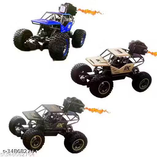 Maharani Remote control car/Remote control monster truck with smoke (Random colour)