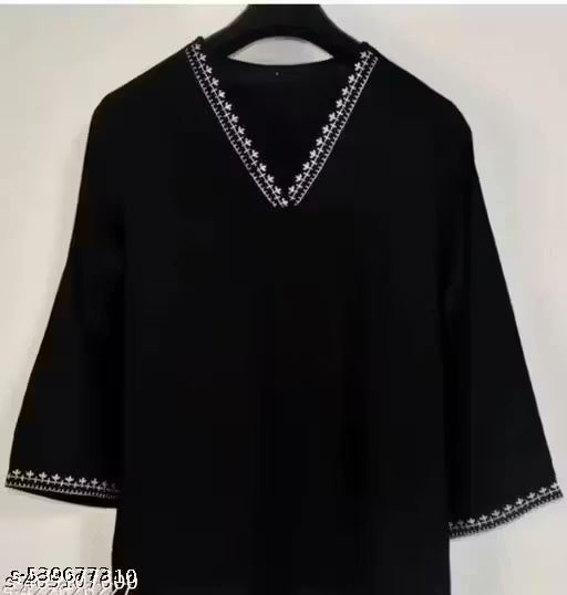 Women Tending Rayon Printed Short Kurta