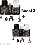 Allah wood key holder for home and Office décor pack of 2
