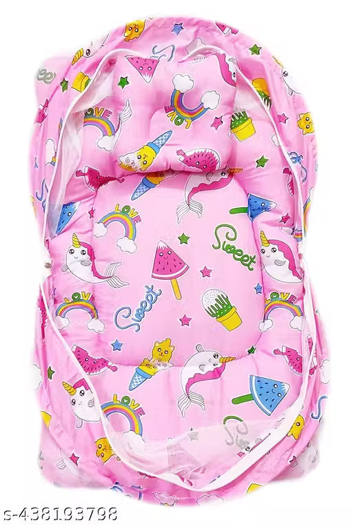 Baby Mosquito Net Bed pink
