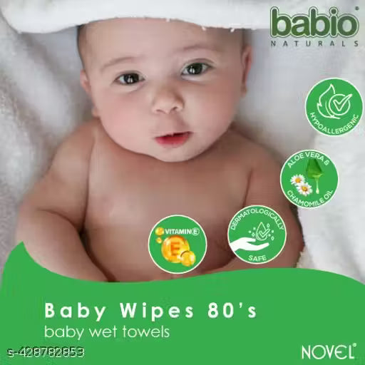 NOVEL Baby Wipes 80 Sheets/Pack of 2 With Lid (160 Wipes)