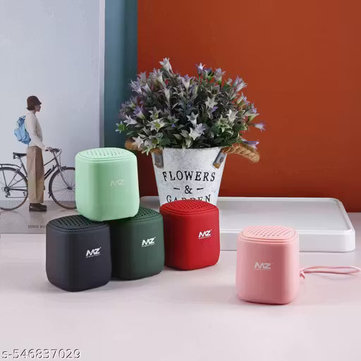GeneCore Mini Cube S678 Bluetooth Speaker | 5W Stereo Sound | Deep Bass | 500mAh Rechargeable | Portable & Stylish Design with Strap for Travel, Outdoor, Home