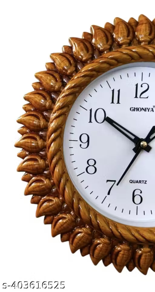 WALL CLOCK YELLOW SUNKH PREMIUM 10 INCH Wall Clocks