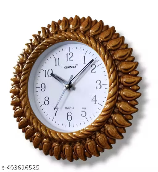 WALL CLOCK YELLOW SUNKH PREMIUM 10 INCH Wall Clocks