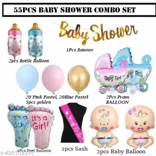 FOOGAA Baby Shower Decoration Items With Mom To be sash