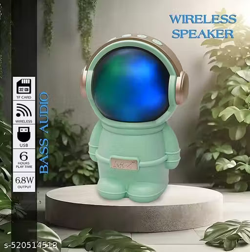 Compact and Portable DesignM6 Bluetooth Portable Speaker with Thunder Dynamic Sound | 1200mAh Battery | 5 W Powerful Audio Output Avileable Color We Send