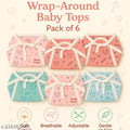 Cloth Diapers Langot Washable Reusable Nappies New Born Baby, Single Layer Nappies (0-6 Months,Pack of 6)