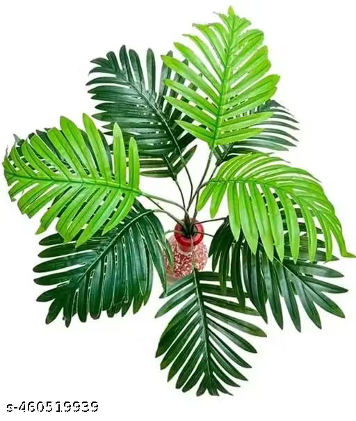 Pepals Artificial Beautiful 12 Leafs Tree Home Interior & Exterior Plant Palm Tree