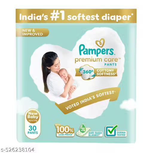 Pampers Diapers New born 30pcs Premium Care