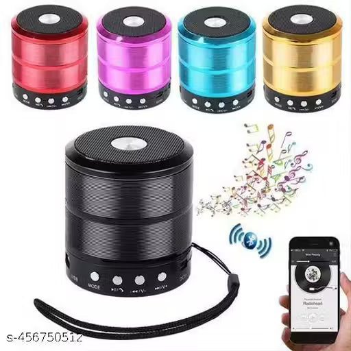 MLA VA WORLD WS-887 Mini Bluetooth Wireless Speaker,TF-Card Supported (Assorted Colour)