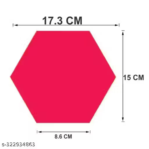 Hexagon 14 With 10 Butterflies Silver (12 cm x 10 cm Each Piece ), Mirror Stickers for Wall, Acrylic Mirror Wall Decor Sticker, Wall Mirror Stickers, Acrylic Stickers, Wall Stickers for Hall Room, Bed Room, Kitchen