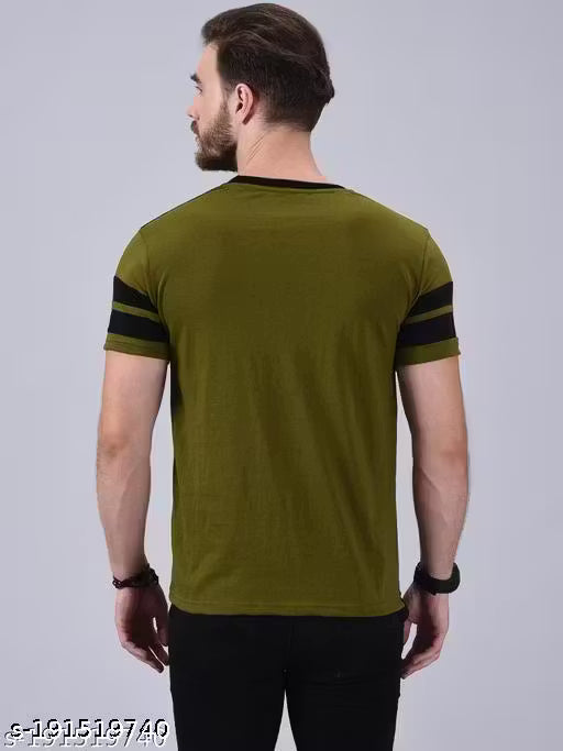 Reguler Fit Cotton Blend Tshirts For Casual Party Wear Tshirts